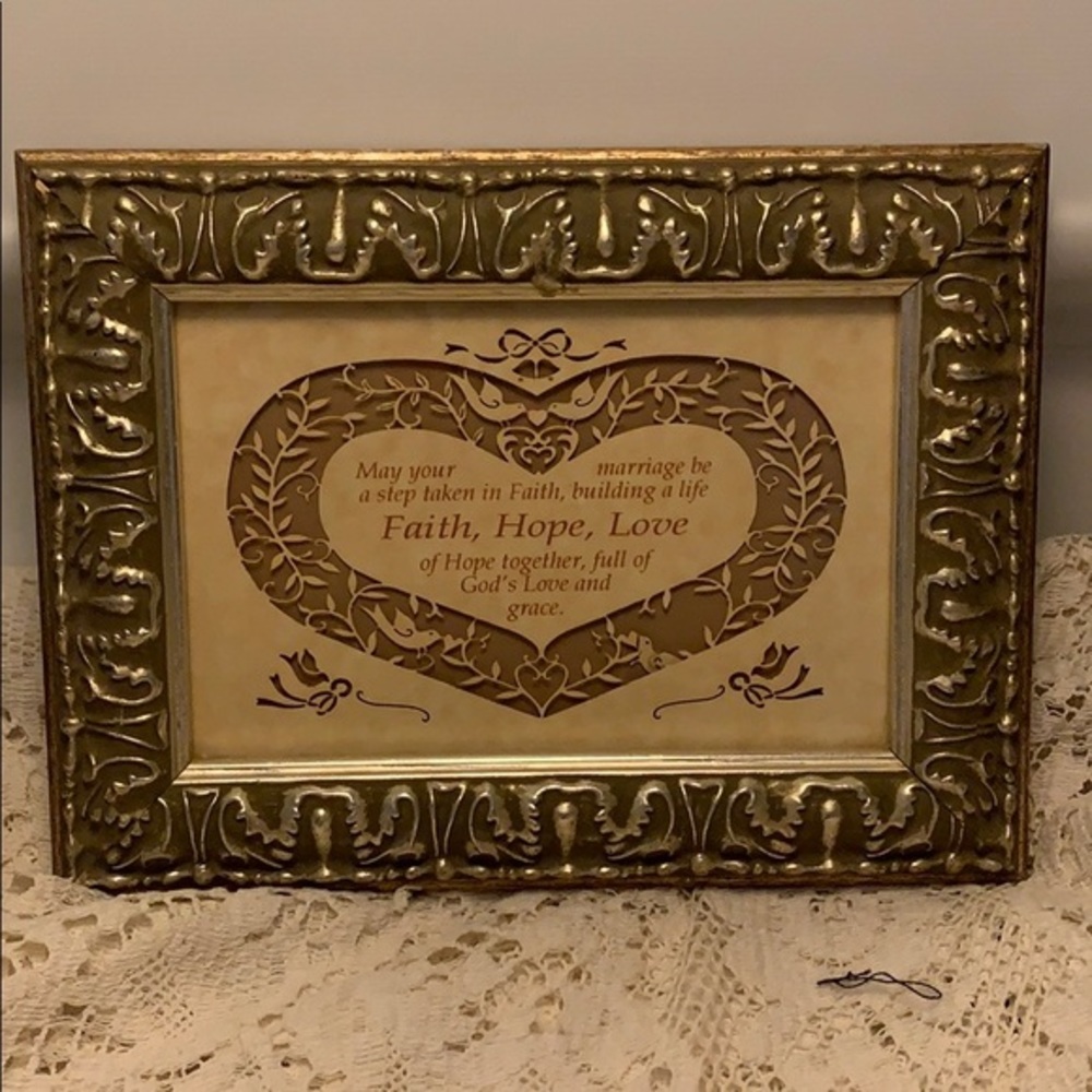 FAITH, Hope, Love Picture Pre Owned